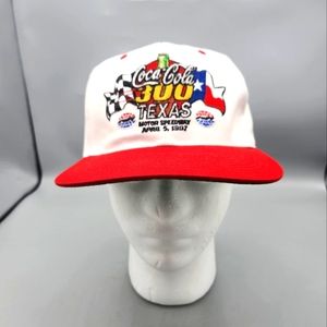 Coca Cola 300, Texas Motor Speedway 1997 Snap Back Hat Nos New never worn.